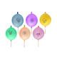 Large Printed Punch Balloons with Elastic Band - Mixed Colours (5pcs)